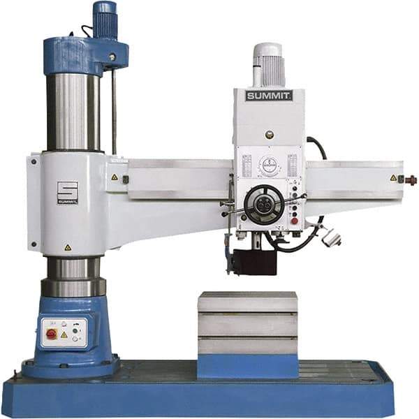 Summit - Floor & Bench Drill Presses Stand Type: Head & Column Assembly Machine Type: Radial Arm Drill Press - Eagle Tool & Supply