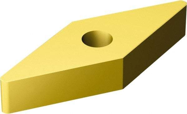 Sandvik Coromant - VNGA333 Grade 6050 Ceramic Turning Insert - TiN Finish, 35° Diamond, 3/8" Inscr Circle, 3/16" Thick, 3/64" Corner Radius - Eagle Tool & Supply