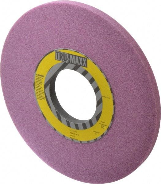 Tru-Maxx - 10" Diam x 3" Hole x 1/2" Thick, K Hardness, 80 Grit Surface Grinding Wheel - Aluminum Oxide, Type 1, Medium Grade, 3,250 Max RPM, Vitrified Bond, No Recess - Eagle Tool & Supply