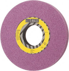 Tru-Maxx - 10" Diam x 3" Hole x 1" Thick, H Hardness, 46 Grit Surface Grinding Wheel - Aluminum Oxide, Type 1, Coarse Grade, 2,480 Max RPM, Vitrified Bond, No Recess - Eagle Tool & Supply