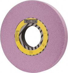 Tru-Maxx - 10" Diam x 3" Hole x 1" Thick, H Hardness, 60 Grit Surface Grinding Wheel - Aluminum Oxide, Type 1, Medium Grade, 3,250 Max RPM, Vitrified Bond, No Recess - Eagle Tool & Supply