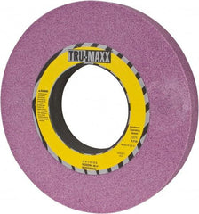 Tru-Maxx - 12" Diam x 5" Hole x 1-1/2" Thick, H Hardness, 46 Grit Surface Grinding Wheel - Aluminum Oxide, Type 1, Coarse Grade, 2,070 Max RPM, Vitrified Bond, No Recess - Eagle Tool & Supply