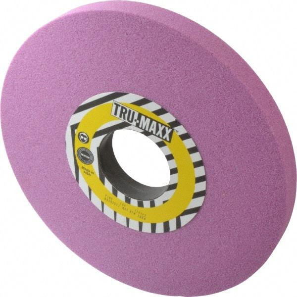 Tru-Maxx - 12" Diam x 3" Hole x 1" Thick, H Hardness, 46 Grit Surface Grinding Wheel - Aluminum Oxide, Type 1, Coarse Grade, 2,069 Max RPM, Vitrified Bond, No Recess - Eagle Tool & Supply