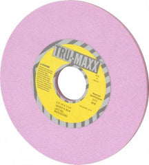 Tru-Maxx - 6" Diam x 1-1/4" Hole x 1/4" Thick, K Hardness, 80 Grit Surface Grinding Wheel - Aluminum Oxide, Type 1, Medium Grade, 5,410 Max RPM, Vitrified Bond, No Recess - Eagle Tool & Supply