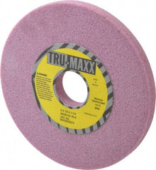 Tru-Maxx - 6" Diam x 1-1/4" Hole x 1/2" Thick, K Hardness, 46 Grit Surface Grinding Wheel - Aluminum Oxide, Type 1, Coarse Grade, 5,410 Max RPM, Vitrified Bond, No Recess - Eagle Tool & Supply