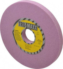 Tru-Maxx - 6" Diam x 1-1/4" Hole x 1/2" Thick, K Hardness, 60 Grit Surface Grinding Wheel - Aluminum Oxide, Type 1, Medium Grade, 5,410 Max RPM, Vitrified Bond, No Recess - Eagle Tool & Supply