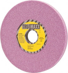 Tru-Maxx - 7" Diam x 1-1/4" Hole x 1/2" Thick, H Hardness, 46 Grit Surface Grinding Wheel - Aluminum Oxide, Type 1, Coarse Grade, 3,600 Max RPM, Vitrified Bond, No Recess - Eagle Tool & Supply