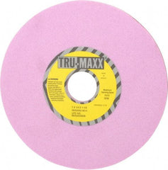 Tru-Maxx - 7" Diam x 1-1/4" Hole x 1/4" Thick, H Hardness, 80 Grit Surface Grinding Wheel - Aluminum Oxide, Type 1, Medium Grade, 3,600 Max RPM, Vitrified Bond, No Recess - Eagle Tool & Supply