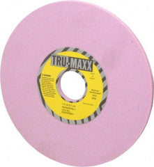 Tru-Maxx - 7" Diam x 1-1/4" Hole x 1/4" Thick, J Hardness, 80 Grit Surface Grinding Wheel - Aluminum Oxide, Type 1, Medium Grade, 3,600 Max RPM, Vitrified Bond, No Recess - Eagle Tool & Supply