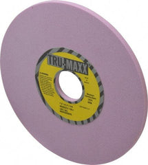 Tru-Maxx - 7" Diam x 1-1/4" Hole x 1/4" Thick, I Hardness, 100 Grit Surface Grinding Wheel - Aluminum Oxide, Type 1, Fine Grade, 3,600 Max RPM, Vitrified Bond, No Recess - Eagle Tool & Supply