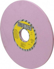 Tru-Maxx - 7" Diam x 1-1/4" Hole x 1/4" Thick, J Hardness, 100 Grit Surface Grinding Wheel - Aluminum Oxide, Type 1, Fine Grade, 3,600 Max RPM, Vitrified Bond, No Recess - Eagle Tool & Supply
