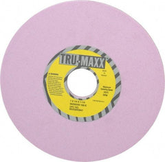 Tru-Maxx - 7" Diam x 1-1/4" Hole x 1/4" Thick, K Hardness, 100 Grit Surface Grinding Wheel - Aluminum Oxide, Type 1, Fine Grade, 3,600 Max RPM, Vitrified Bond, No Recess - Eagle Tool & Supply
