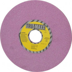 Tru-Maxx - 7" Diam x 1-1/4" Hole x 1/4" Thick, H Hardness, 46 Grit Surface Grinding Wheel - Aluminum Oxide, Type 1, Coarse Grade, 3,600 Max RPM, Vitrified Bond, No Recess - Eagle Tool & Supply