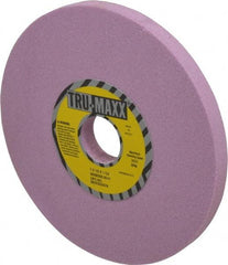 Tru-Maxx - 7" Diam x 1-1/4" Hole x 1/2" Thick, H Hardness, 80 Grit Surface Grinding Wheel - Aluminum Oxide, Type 1, Medium Grade, 3,600 Max RPM, Vitrified Bond, No Recess - Eagle Tool & Supply
