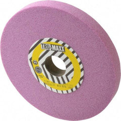 Tru-Maxx - 7" Diam x 1-1/4" Hole x 3/4" Thick, K Hardness, 46 Grit Surface Grinding Wheel - Aluminum Oxide, Type 1, Coarse Grade, 3,600 Max RPM, Vitrified Bond, No Recess - Eagle Tool & Supply