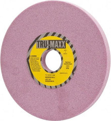 Tru-Maxx - 7" Diam x 1-1/4" Hole x 1/2" Thick, J Hardness, 60 Grit Surface Grinding Wheel - Aluminum Oxide, Type 1, Medium Grade, 3,600 Max RPM, Vitrified Bond, No Recess - Eagle Tool & Supply