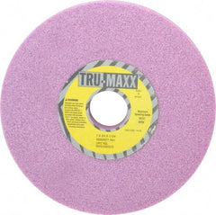 Tru-Maxx - 7" Diam x 1-1/4" Hole x 3/4" Thick, I Hardness, 46 Grit Surface Grinding Wheel - Aluminum Oxide, Type 1, Coarse Grade, 3,600 Max RPM, Vitrified Bond, No Recess - Eagle Tool & Supply