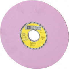 Tru-Maxx - 8" Diam x 1-1/4" Hole x 1/4" Thick, K Hardness, 80 Grit Surface Grinding Wheel - Aluminum Oxide, Type 1, Medium Grade, 3,600 Max RPM, Vitrified Bond, No Recess - Eagle Tool & Supply