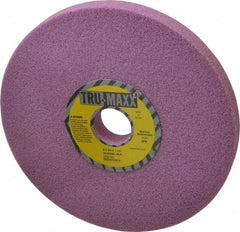 Tru-Maxx - 8" Diam x 1-1/4" Hole x 3/4" Thick, H Hardness, 46 Grit Surface Grinding Wheel - Aluminum Oxide, Type 1, Coarse Grade, 3,105 Max RPM, Vitrified Bond, No Recess - Eagle Tool & Supply