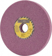 Tru-Maxx - 8" Diam x 1-1/4" Hole x 3/4" Thick, K Hardness, 46 Grit Surface Grinding Wheel - Aluminum Oxide, Type 1, Coarse Grade, 3,600 Max RPM, Vitrified Bond, No Recess - Eagle Tool & Supply