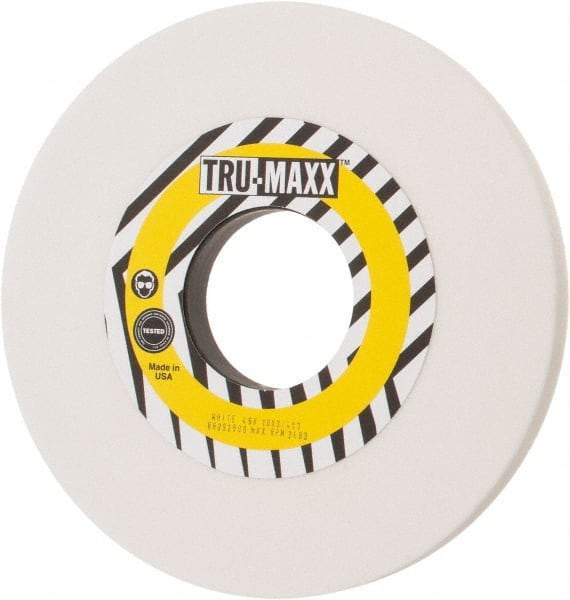 Tru-Maxx - 10" Diam x 3" Hole x 3/4" Thick, H Hardness, 46 Grit Surface Grinding Wheel - Aluminum Oxide, Type 1, Coarse Grade, 2,483 Max RPM, Vitrified Bond, No Recess - Eagle Tool & Supply
