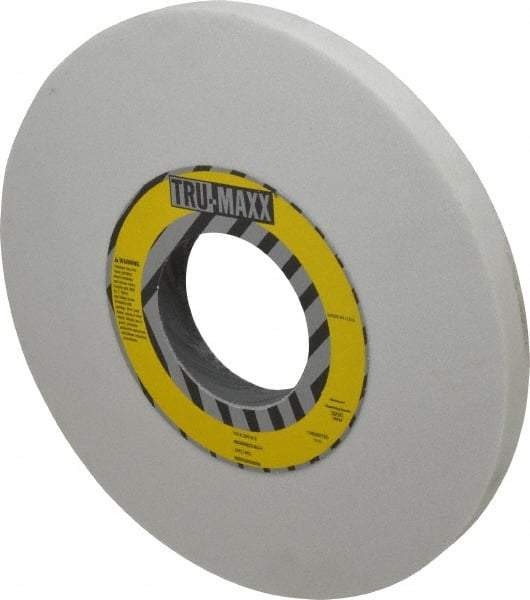 Tru-Maxx - 10" Diam x 3" Hole x 3/4" Thick, H Hardness, 60 Grit Surface Grinding Wheel - Aluminum Oxide, Type 1, Medium Grade, 3,250 Max RPM, Vitrified Bond, No Recess - Eagle Tool & Supply