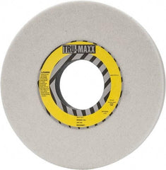 Tru-Maxx - 10" Diam x 3" Hole x 1" Thick, J Hardness, 46 Grit Surface Grinding Wheel - Aluminum Oxide, Type 1, Coarse Grade, 3,250 Max RPM, Vitrified Bond, No Recess - Eagle Tool & Supply