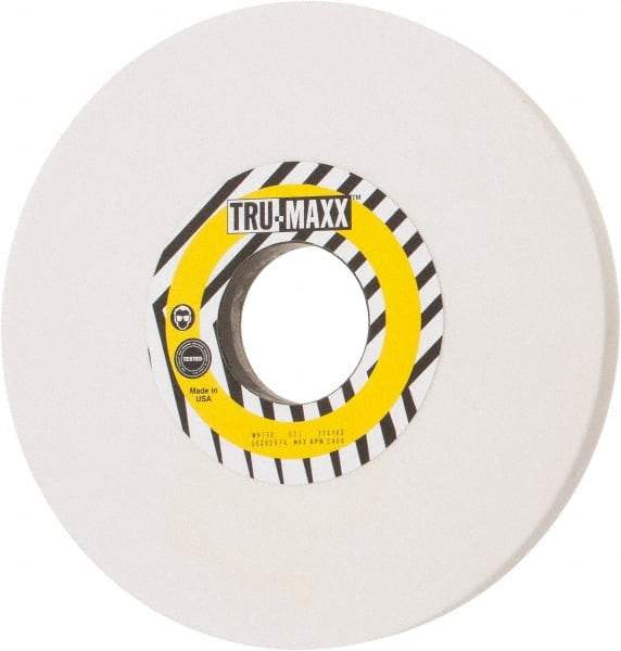 Tru-Maxx - 12" Diam x 3" Hole x 1" Thick, J Hardness, 60 Grit Surface Grinding Wheel - Aluminum Oxide, Type 1, Medium Grade, 2,069 Max RPM, Vitrified Bond, No Recess - Eagle Tool & Supply