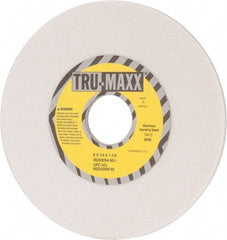 Tru-Maxx - 6" Diam x 1-1/4" Hole x 1/4" Thick, I Hardness, 60 Grit Surface Grinding Wheel - Aluminum Oxide, Type 1, Medium Grade, 5,410 Max RPM, Vitrified Bond, No Recess - Eagle Tool & Supply