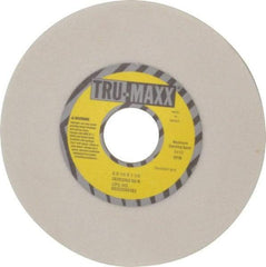 Tru-Maxx - 6" Diam x 1-1/4" Hole x 1/4" Thick, K Hardness, 60 Grit Surface Grinding Wheel - Aluminum Oxide, Type 1, Medium Grade, 5,410 Max RPM, Vitrified Bond, No Recess - Eagle Tool & Supply