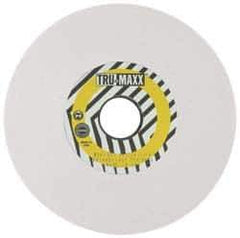 Tru-Maxx - 10" Diam x 3" Hole x 1/2" Thick, H Hardness, 80 Grit Surface Grinding Wheel - Aluminum Oxide, Type 1, Medium Grade, 3,250 Max RPM, Vitrified Bond, No Recess - Eagle Tool & Supply
