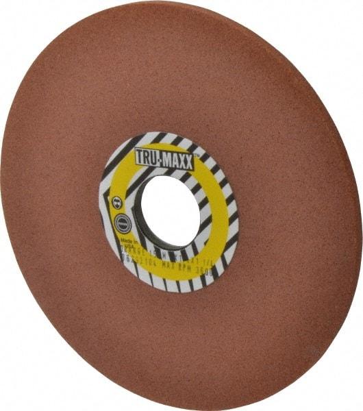 Tru-Maxx - 7" Diam x 1-1/4" Hole x 1/4" Thick, M Hardness, 150 Grit Surface Grinding Wheel - Aluminum Oxide, Type 1, Very Fine Grade, 3,600 Max RPM, Vitrified Bond, No Recess - Eagle Tool & Supply