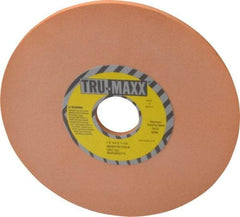 Tru-Maxx - 7" Diam x 1-1/4" Hole x 1/4" Thick, K Hardness, 220 Grit Surface Grinding Wheel - Aluminum Oxide, Type 1, Very Fine Grade, 3,600 Max RPM, Vitrified Bond, No Recess - Eagle Tool & Supply