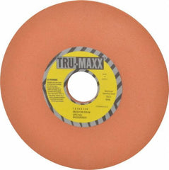 Tru-Maxx - 7" Diam x 1-1/4" Hole x 1/4" Thick, M Hardness, 220 Grit Surface Grinding Wheel - Aluminum Oxide, Type 1, Very Fine Grade, 3,600 Max RPM, Vitrified Bond, No Recess - Eagle Tool & Supply