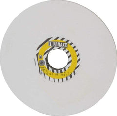 Tru-Maxx - 7" Diam x 1-1/4" Hole x 1/4" Thick, L Hardness, 220 Grit Surface Grinding Wheel - Aluminum Oxide, Type 1, Very Fine Grade, 3,600 Max RPM, Vitrified Bond, No Recess - Eagle Tool & Supply