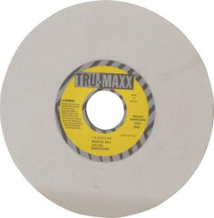 Tru-Maxx - 7" Diam x 1-1/4" Hole x 1/4" Thick, J Hardness, 80 Grit Surface Grinding Wheel - Aluminum Oxide, Type 1, Medium Grade, 3,600 Max RPM, Vitrified Bond, No Recess - Eagle Tool & Supply