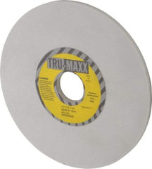 Tru-Maxx - 7" Diam x 1-1/4" Hole x 1/4" Thick, H Hardness, 120 Grit Surface Grinding Wheel - Aluminum Oxide, Type 1, Fine Grade, 3,600 Max RPM, Vitrified Bond, No Recess - Eagle Tool & Supply