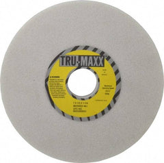 Tru-Maxx - 7" Diam x 1-1/4" Hole x 1/2" Thick, I Hardness, 46 Grit Surface Grinding Wheel - Aluminum Oxide, Type 1, Coarse Grade, 3,600 Max RPM, Vitrified Bond, No Recess - Eagle Tool & Supply