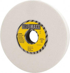 Tru-Maxx - 7" Diam x 1-1/4" Hole x 1" Thick, I Hardness, 60 Grit Surface Grinding Wheel - Aluminum Oxide, Type 1, Medium Grade, 3,600 Max RPM, Vitrified Bond, No Recess - Eagle Tool & Supply