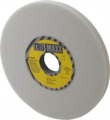 Tru-Maxx - 7" Diam x 1-1/4" Hole x 1/2" Thick, K Hardness, 46 Grit Surface Grinding Wheel - Aluminum Oxide, Type 1, Coarse Grade, 3,600 Max RPM, Vitrified Bond, No Recess - Eagle Tool & Supply