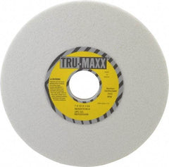 Tru-Maxx - 7" Diam x 1-1/4" Hole x 1/2" Thick, H Hardness, 60 Grit Surface Grinding Wheel - Aluminum Oxide, Type 1, Medium Grade, 3,600 Max RPM, Vitrified Bond, No Recess - Eagle Tool & Supply