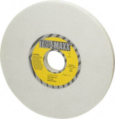 Tru-Maxx - 7" Diam x 1-1/4" Hole x 1/2" Thick, I Hardness, 60 Grit Surface Grinding Wheel - Aluminum Oxide, Type 1, Medium Grade, 3,600 Max RPM, Vitrified Bond, No Recess - Eagle Tool & Supply
