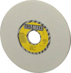 Tru-Maxx - 7" Diam x 1-1/4" Hole x 1/4" Thick, J Hardness, 46 Grit Surface Grinding Wheel - Aluminum Oxide, Type 1, Coarse Grade, 3,600 Max RPM, Vitrified Bond, No Recess - Eagle Tool & Supply