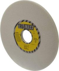 Tru-Maxx - 7" Diam x 1-1/4" Hole x 1/4" Thick, J Hardness, 60 Grit Surface Grinding Wheel - Aluminum Oxide, Type 1, Medium Grade, 3,600 Max RPM, Vitrified Bond, No Recess - Eagle Tool & Supply
