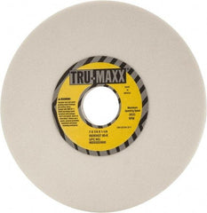 Tru-Maxx - 7" Diam x 1-1/4" Hole x 1/4" Thick, K Hardness, 80 Grit Surface Grinding Wheel - Aluminum Oxide, Type 1, Medium Grade, 3,600 Max RPM, Vitrified Bond, No Recess - Eagle Tool & Supply