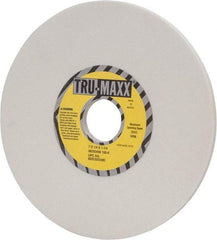 Tru-Maxx - 7" Diam x 1-1/4" Hole x 1/4" Thick, K Hardness, 100 Grit Surface Grinding Wheel - Aluminum Oxide, Type 1, Fine Grade, 3,600 Max RPM, Vitrified Bond, No Recess - Eagle Tool & Supply