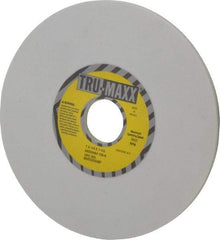 Tru-Maxx - 7" Diam x 1-1/4" Hole x 1/4" Thick, K Hardness, 150 Grit Surface Grinding Wheel - Aluminum Oxide, Type 1, Very Fine Grade, 3,600 Max RPM, Vitrified Bond, No Recess - Eagle Tool & Supply