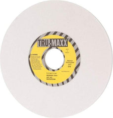 Tru-Maxx - 7" Diam x 1-1/4" Hole x 1/4" Thick, K Hardness, 120 Grit Surface Grinding Wheel - Aluminum Oxide, Type 1, Fine Grade, 3,600 Max RPM, Vitrified Bond, No Recess - Eagle Tool & Supply
