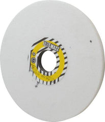 Tru-Maxx - 7" Diam x 1-1/4" Hole x 3/8" Thick, K Hardness, 60 Grit Surface Grinding Wheel - Aluminum Oxide, Type 1, Medium Grade, 3,600 Max RPM, Vitrified Bond, No Recess - Eagle Tool & Supply