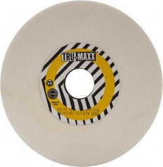Tru-Maxx - 7" Diam x 1-1/4" Hole x 1/4" Thick, L Hardness, 100 Grit Surface Grinding Wheel - Aluminum Oxide, Type 1, Fine Grade, 3,600 Max RPM, Vitrified Bond, No Recess - Eagle Tool & Supply
